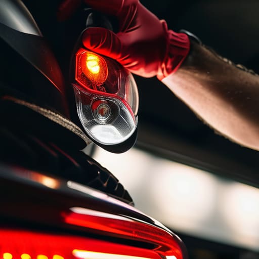 Replacing a Brake Light Bulb