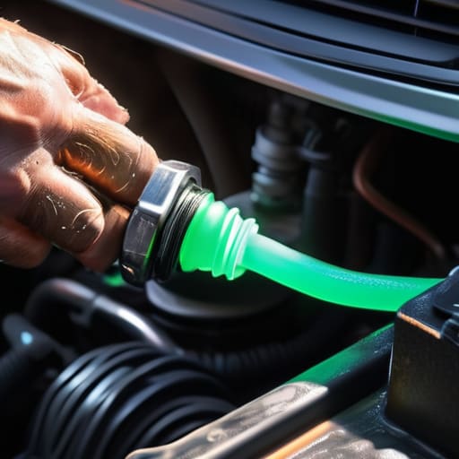 Step-by-step process for a coolant flush.