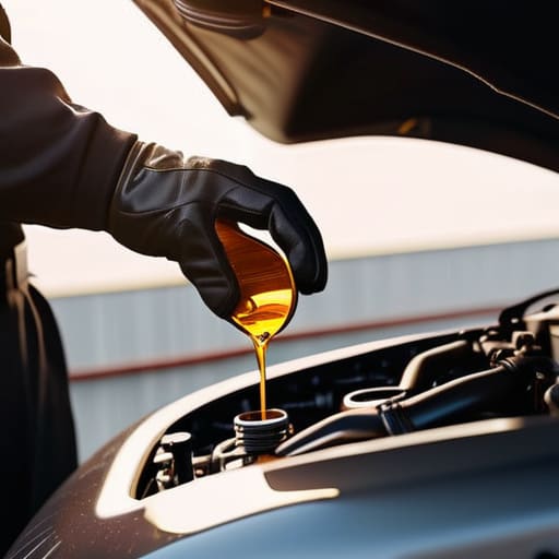Steps for a basic oil change guide.
