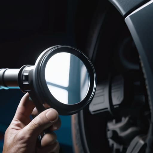 Inspection mirror: Don't Fly Blind.
